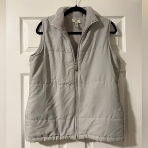 🐨Lord & Taylor Gray Vest Size Large Petite Fair Condition🐨